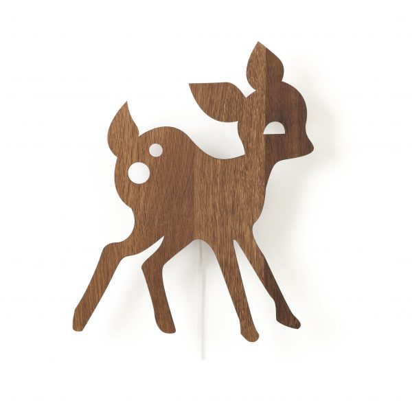 My deer lamp - gerookt eikenhout