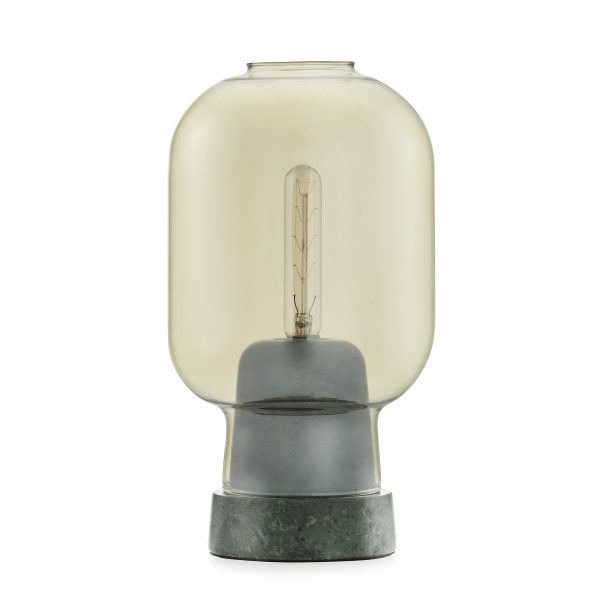 Amp - tafellamp - goud/groen