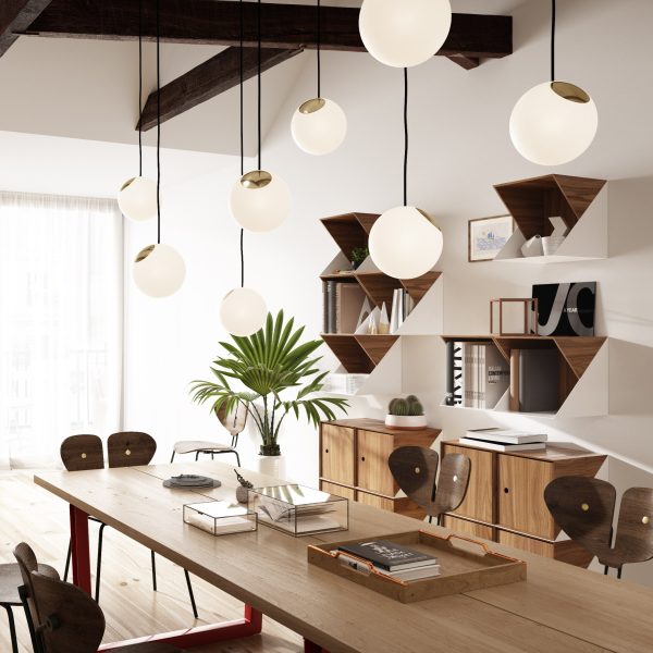 Bright sphere + spot - hanglamp - Afbeelding 3