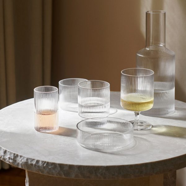 Ripple carafe - karaf - clear - Afbeelding 2