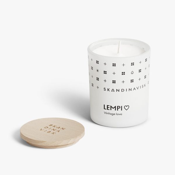 LEMPI – geurkaars – wit - Afbeelding 2