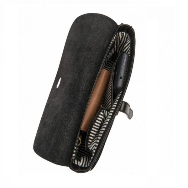 Ally midi – handtas - black classic leather - Afbeelding 5