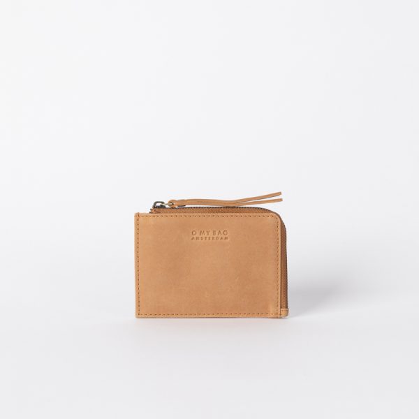 Coin purse - portefeuille - camel hunter leather - Afbeelding 2