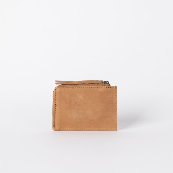 Coin purse - portefeuille - camel hunter leather - Afbeelding 3