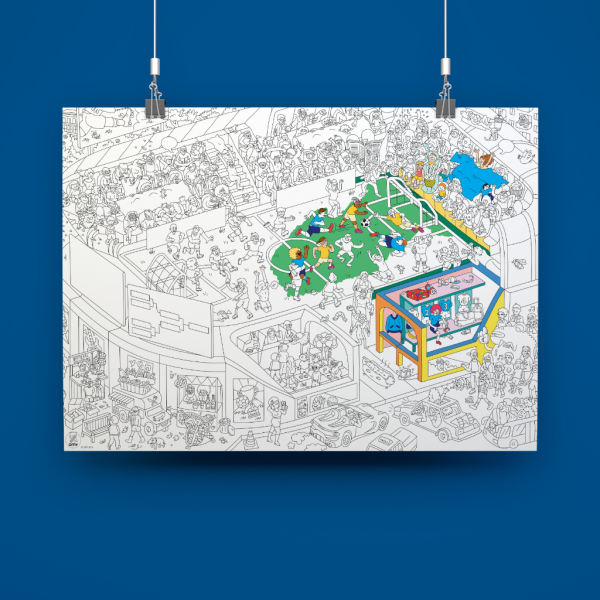 Soccer giant poster - kleurposter - Afbeelding 2
