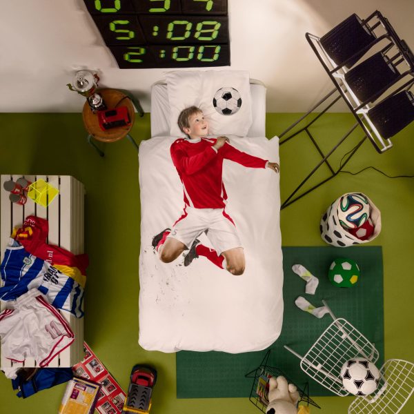 Soccer champ red - dekbedovertrek - Afbeelding 2