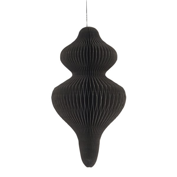 Papieren ornament - zwart