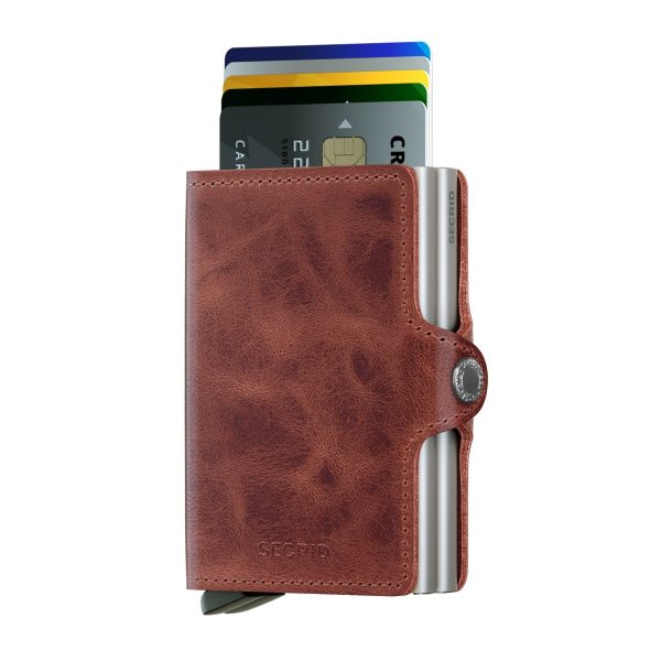 Twinwallet - vintage brown - Afbeelding 2