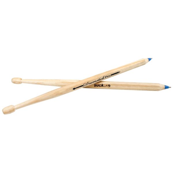 Novelty drumsticks - blauwe balpennen - Afbeelding 2