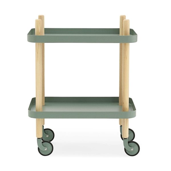 Block table - dusty groen
