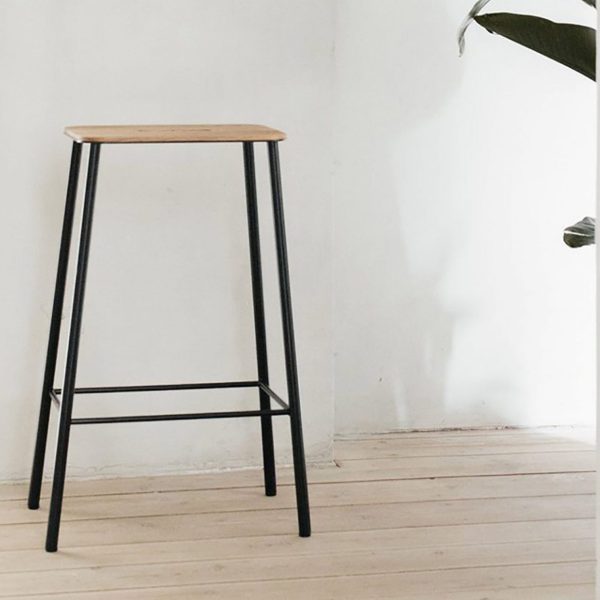 Adam stool - H65 - mat zwart - Afbeelding 2