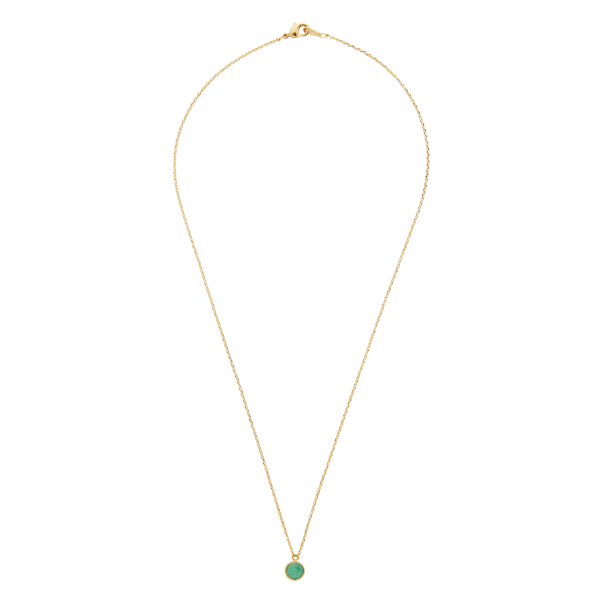 Galaxy ketting globe - chrysopraas - Afbeelding 2