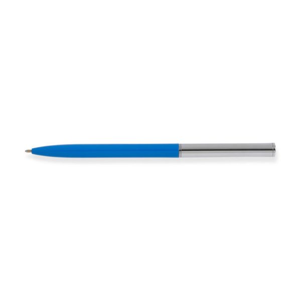 Balpen - zilver/blauw