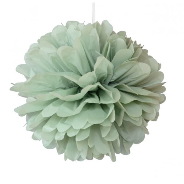 Pom - pastel groen - 30 cm