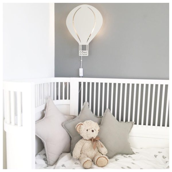 luchtballon - wandlamp - grijs - Afbeelding 2