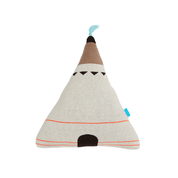 Wigwam - kussen - blue top