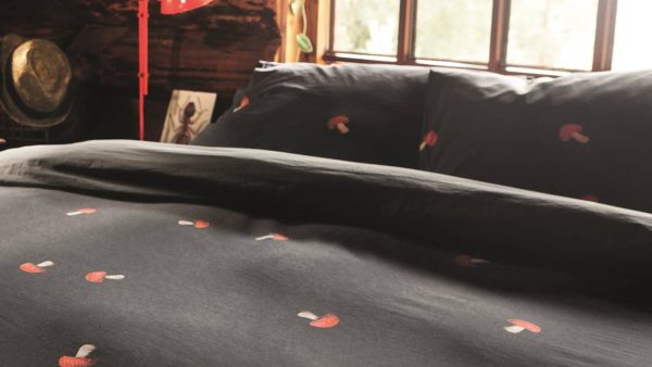 Mushrooms flanel 140cm x 200/220cm - Afbeelding 3