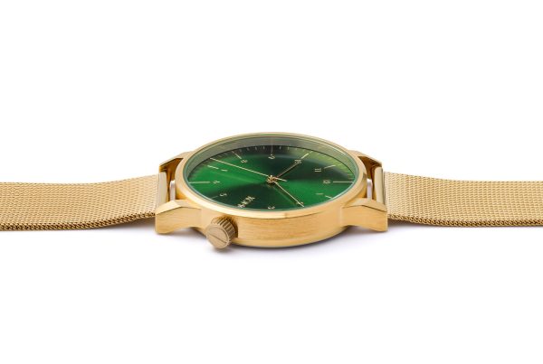 Winston royal - polshorloge - goud/groen - Afbeelding 2