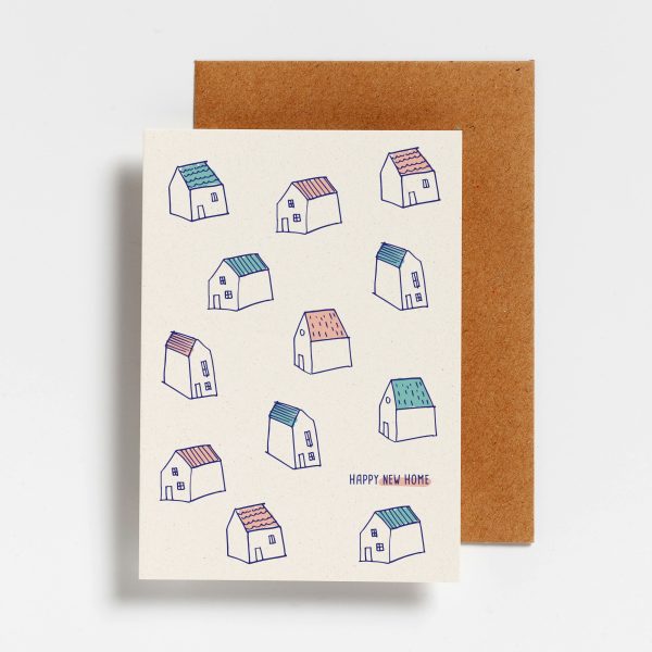 Happy new home - wenskaart