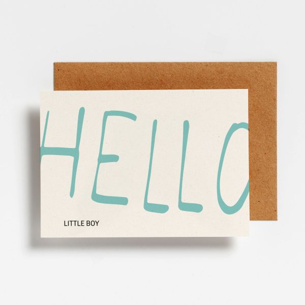 Hello little boy - wenskaart