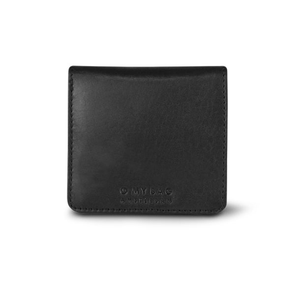Alex fold-over wallet – portefeuille – black classic leather - Afbeelding 2