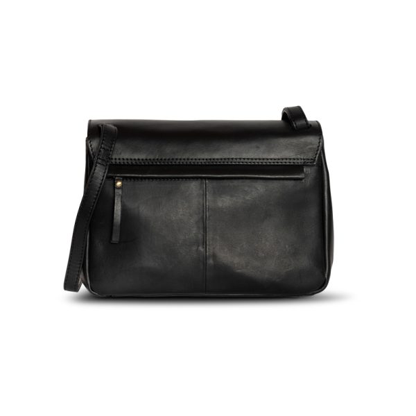 Lucy - handtas - black classic leather - Afbeelding 5