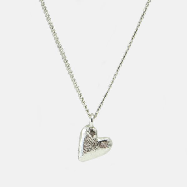 Heart - ketting - silver