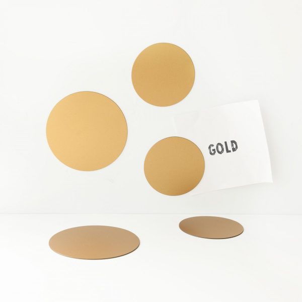 Magneetset cirkels - goud