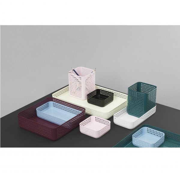 Nic nac organizer dark red 22,5 x 22,5 - Afbeelding 2