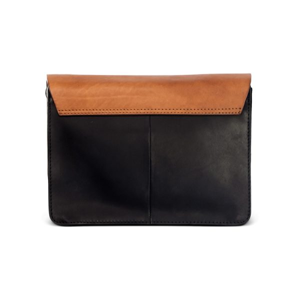 Audrey – handtas - black/cognac classic leather - Afbeelding 7