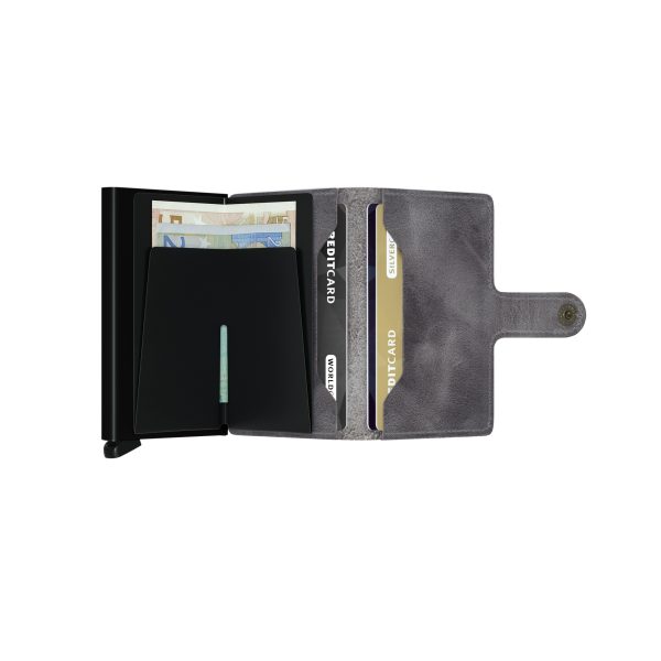 Miniwallet - portefeuille - vintage grey - Afbeelding 3