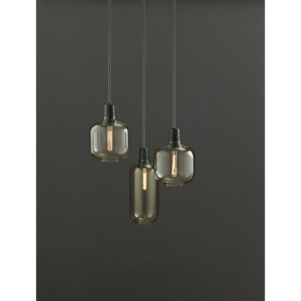 Amp - hanglamp - large/goud/groen - Afbeelding 2