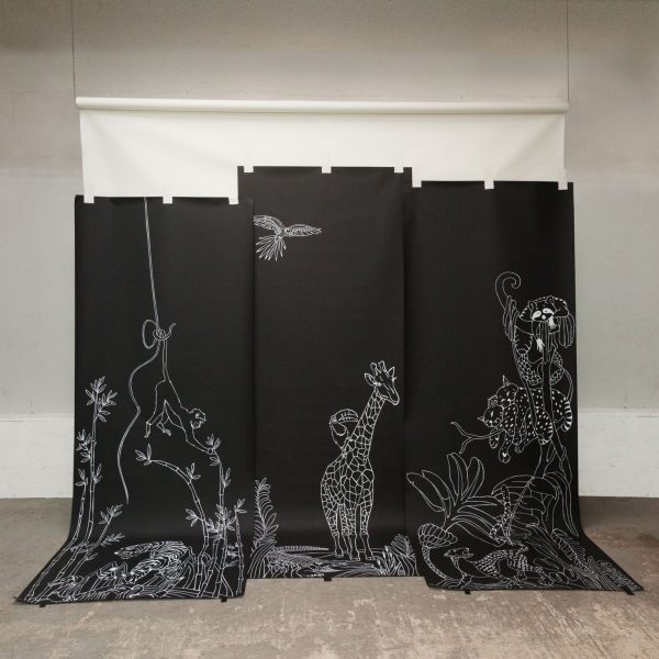 Luipaard - krijtbord / magneetbehang - Afbeelding 8