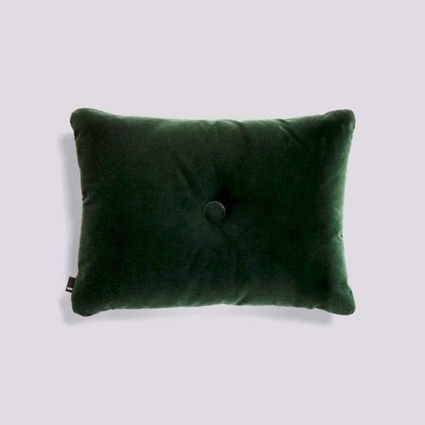 Dot cushion 1 dot soft - kussen - dark green - Afbeelding 2