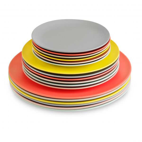Bord large - pastel (6 stuks) - Afbeelding 2