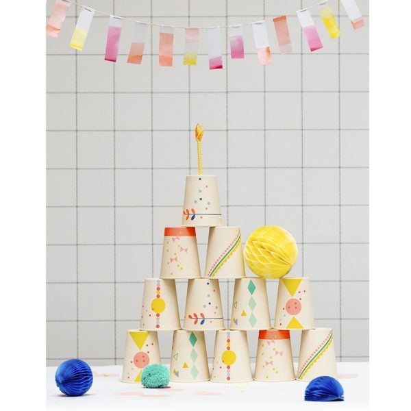 Beker - print (6 stuks) - Afbeelding 2