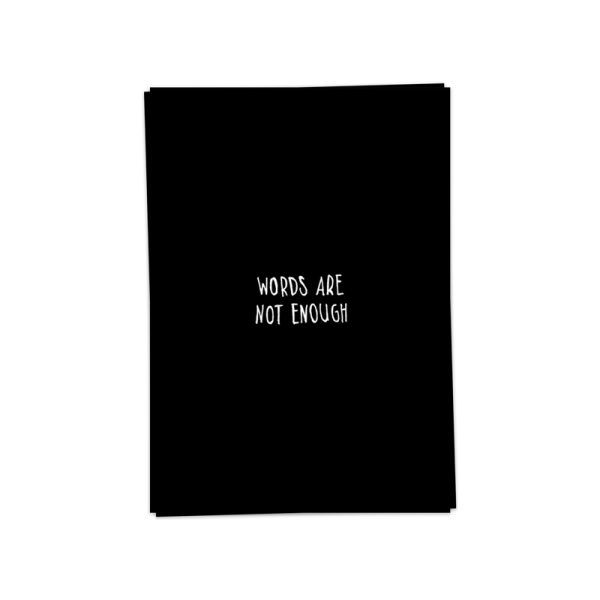 Words - wenskaart