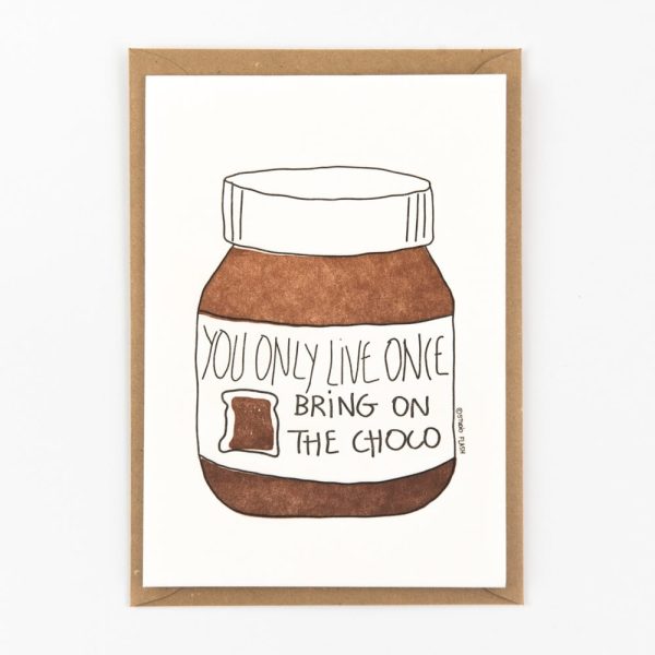 Bring on the choco - wenskaart