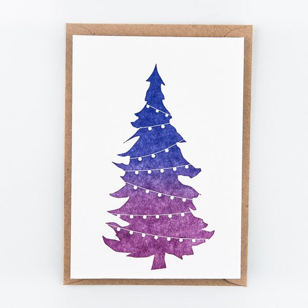 Christmas tree new wave - wenskaart