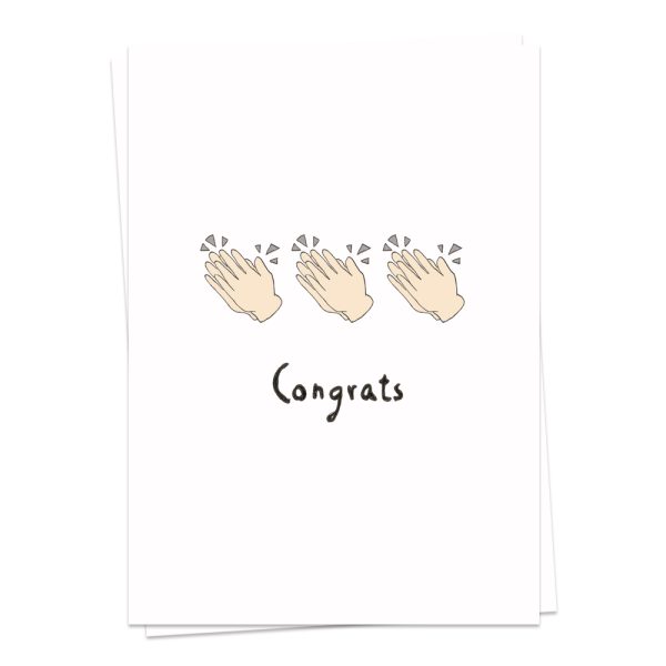 Congrats - wenskaart