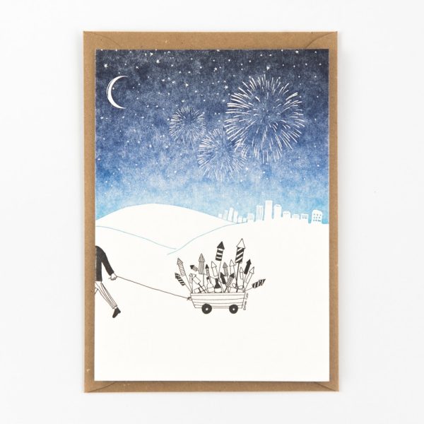 Fireworks  – wenskaart