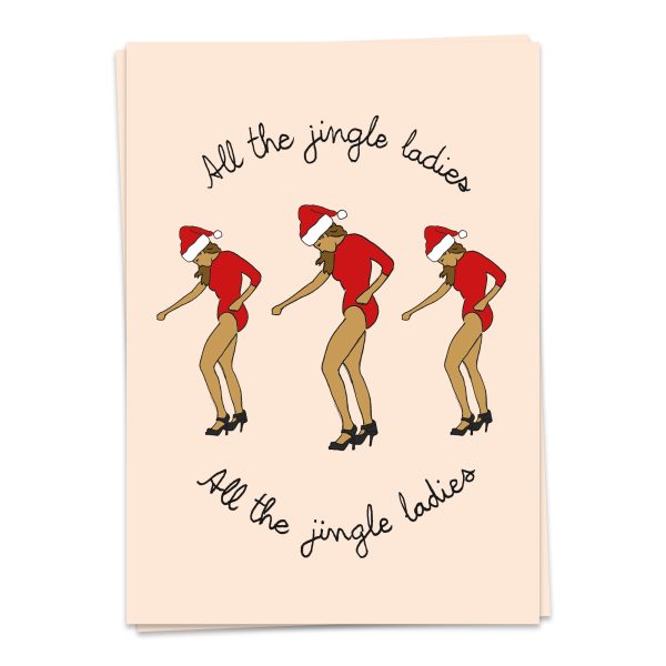Jingle ladies – wenskaart