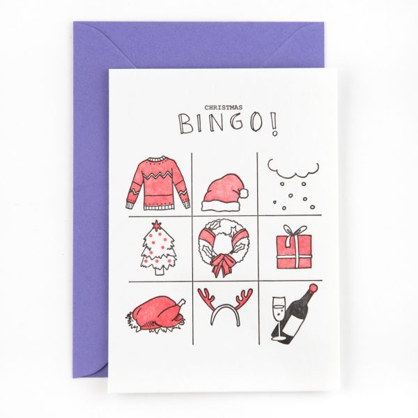 Christmas bingo  – wenskaart