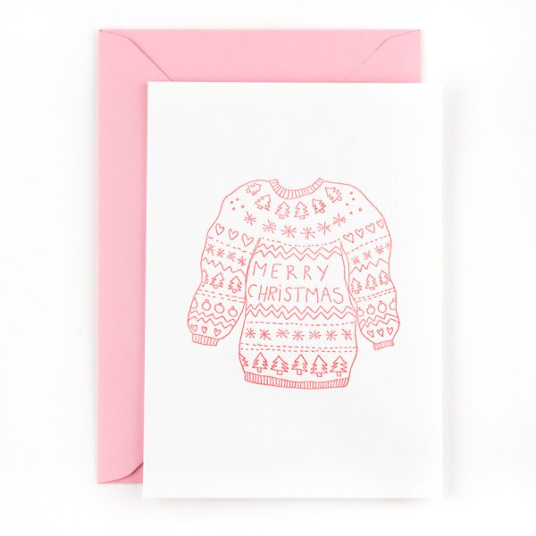 Ugly christmas sweater - wenskaart
