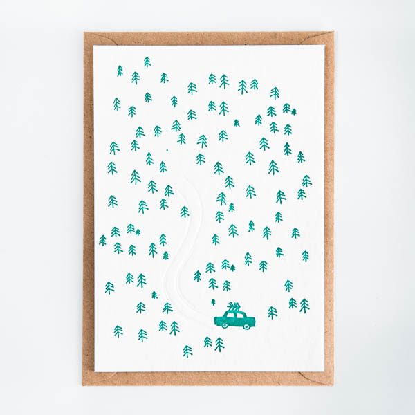 Tree hunting  – wenskaart