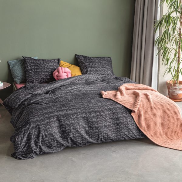 Twirre charcoal zwart 240 x 200/220 - Afbeelding 2