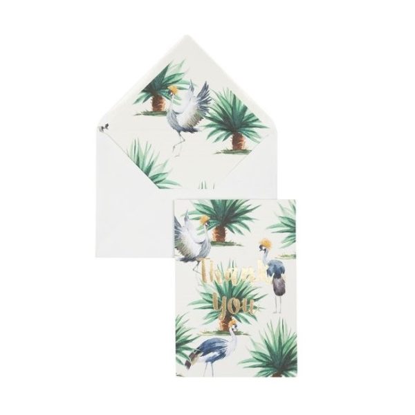 Wild palms - thank you - wenskaart