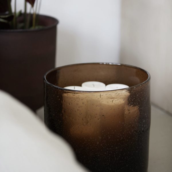 Vase planter - bruin - Afbeelding 3