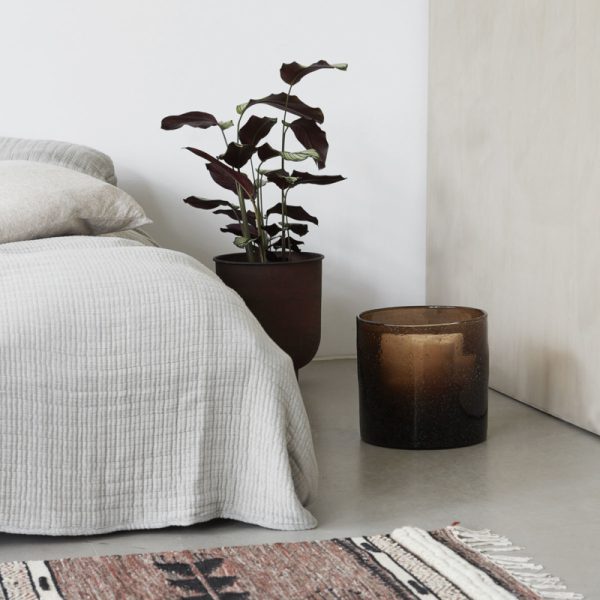 Vase planter - bruin - Afbeelding 2