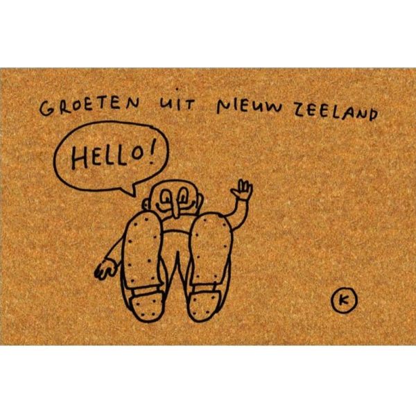 Groeten uit Nieuw Zeeland - deurmat
